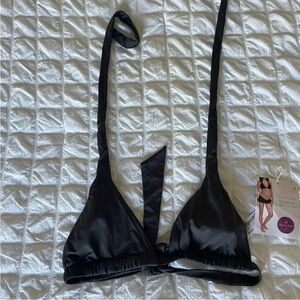Ingrid & Isabel Black Bikini Top Swimwear